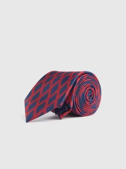 Alvaro Moreno Corbatas|Corbatas|CORBATA JACQUARD MF Rojo