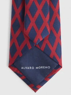 Alvaro Moreno Corbatas|Corbatas|CORBATA JACQUARD MF Rojo