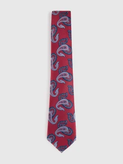 Alvaro Moreno Corbatas|Corbatas|CORBATA JACQUARD MF Rojo