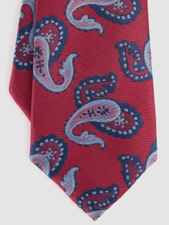 Alvaro Moreno Corbatas|Corbatas|CORBATA JACQUARD MF Rojo