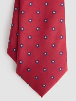 Alvaro Moreno Corbatas|Corbatas|CORBATA JACQUARD MF Rojo