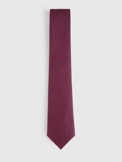 Alvaro Moreno Corbatas|Corbatas|CORBATA JACQUARD MF Rojo