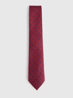 Alvaro Moreno Corbatas|Corbatas|CORBATA JACQUARD MF Rojo