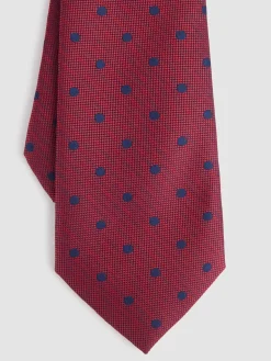 Alvaro Moreno Corbatas|Corbatas|CORBATA JACQUARD MF Rojo