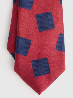 Alvaro Moreno Corbatas|Corbatas|CORBATA JACQUARD MF Rojo