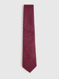 Alvaro Moreno Corbatas|Corbatas|CORBATA JACQUARD MF Rojo