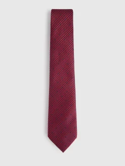 Alvaro Moreno Corbatas|Corbatas|CORBATA JACQUARD MF Rojo