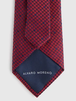 Alvaro Moreno Corbatas|Corbatas|CORBATA JACQUARD MF Rojo