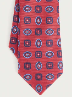 Alvaro Moreno Corbatas|Corbatas|CORBATA JACQUARD MF Rojo
