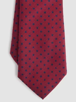 Alvaro Moreno Corbatas|Corbatas|CORBATA JACQUARD MF Rojo