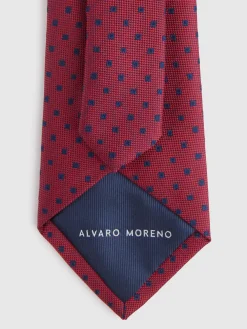 Alvaro Moreno Corbatas|Corbatas|CORBATA JACQUARD MF Rojo