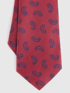 Alvaro Moreno Corbatas|Corbatas|CORBATA JACQUARD MF Rojo