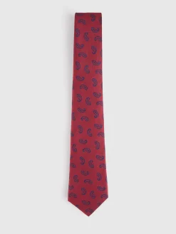 Alvaro Moreno Corbatas|Corbatas|CORBATA JACQUARD MF Rojo