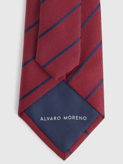 Alvaro Moreno Corbatas|Corbatas|CORBATA JACQUARD MF Rojo