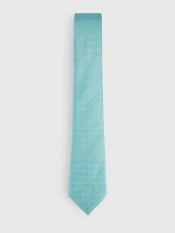 Alvaro Moreno Corbatas|Corbatas|CORBATA JACQUARD MF Turquesa