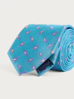 Alvaro Moreno Corbatas|Corbatas|CORBATA JACQUARD MF Turquesa