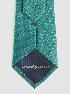 Alvaro Moreno Corbatas|Corbatas|CORBATA JACQUARD MF Verde