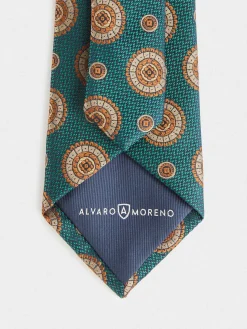 Alvaro Moreno Corbatas|Corbatas|CORBATA JACQUARD MF Verde