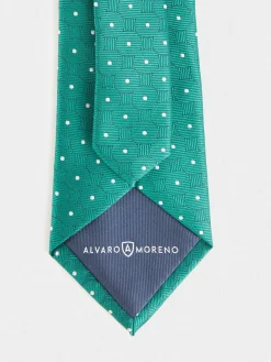 Alvaro Moreno Corbatas|Corbatas|CORBATA JACQUARD MF Verde