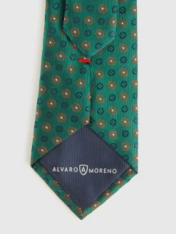 Alvaro Moreno Corbatas|Corbatas|CORBATA JACQUARD MF Verde