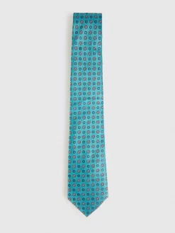 Alvaro Moreno Corbatas|Corbatas|CORBATA JACQUARD MF Verde Agua