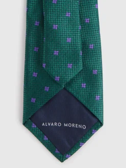 Alvaro Moreno Corbatas|Corbatas|CORBATA JACQUARD MF Verde