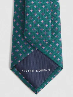 Alvaro Moreno Corbatas|Corbatas|CORBATA JACQUARD MF Verde