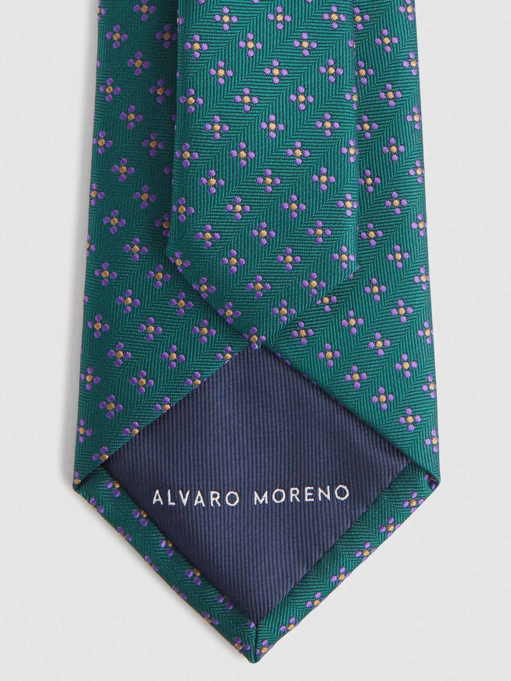 Alvaro Moreno Corbatas|Corbatas|CORBATA JACQUARD MF Verde