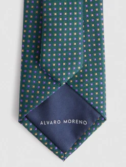 Alvaro Moreno Corbatas|Corbatas|CORBATA JACQUARD MF Verde