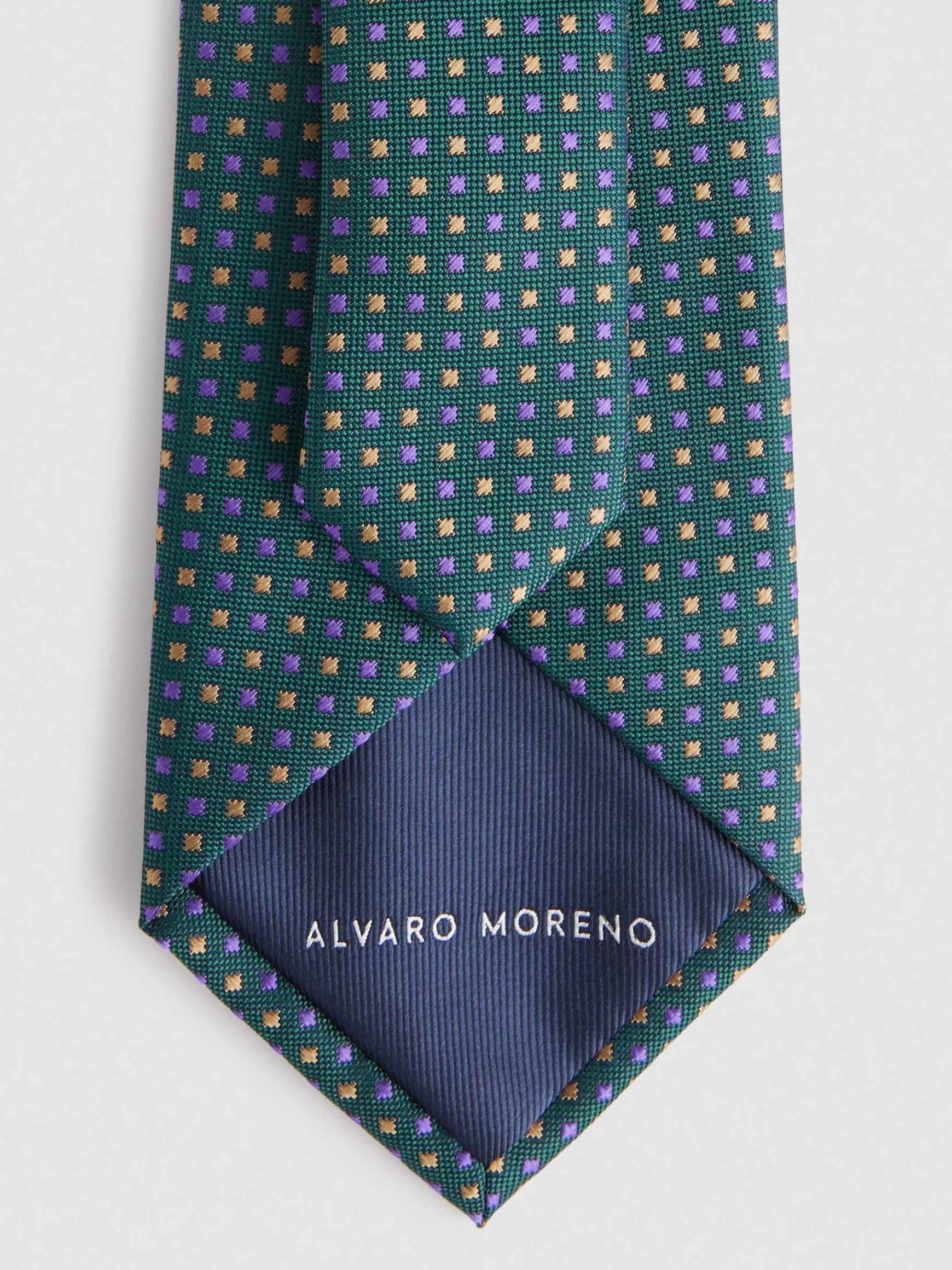 Alvaro Moreno Corbatas|Corbatas|CORBATA JACQUARD MF Verde