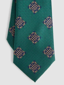 Alvaro Moreno Corbatas|Corbatas|CORBATA JACQUARD MF Verde