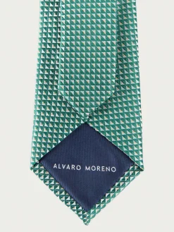Alvaro Moreno Corbatas|Corbatas|CORBATA JACQUARD MF Verde