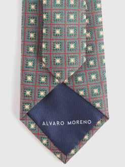 Alvaro Moreno Corbatas|Corbatas|CORBATA JACQUARD MF Verde