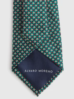 Alvaro Moreno Corbatas|Corbatas|CORBATA JACQUARD MF Verde