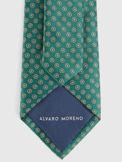 Alvaro Moreno Corbatas|Corbatas|CORBATA JACQUARD MF Verde