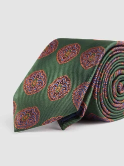 Alvaro Moreno Corbatas|Corbatas|CORBATA JACQUARD MF Verde