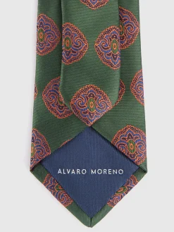 Alvaro Moreno Corbatas|Corbatas|CORBATA JACQUARD MF Verde