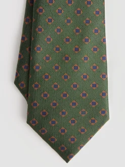 Alvaro Moreno Corbatas|Corbatas|CORBATA JACQUARD MF Verde