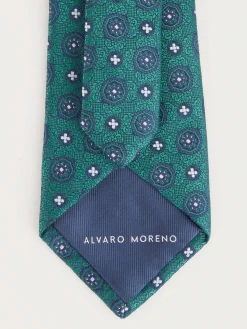 Alvaro Moreno Corbatas|Corbatas|CORBATA JACQUARD MF Verde