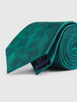 Alvaro Moreno Corbatas|Corbatas|CORBATA JACQUARD MF Verde