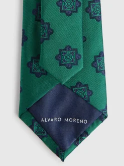 Alvaro Moreno Corbatas|Corbatas|CORBATA JACQUARD MF Verde