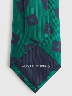 Alvaro Moreno Corbatas|Corbatas|CORBATA JACQUARD MF Verde