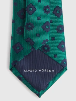 Alvaro Moreno Corbatas|Corbatas|CORBATA JACQUARD MF Verde