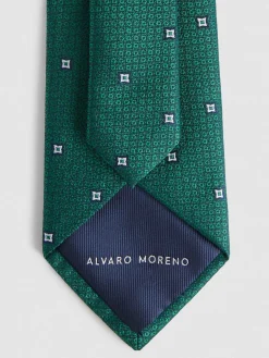 Alvaro Moreno Corbatas|Corbatas|CORBATA JACQUARD MF Verde
