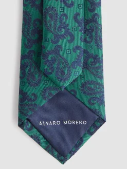 Alvaro Moreno Corbatas|Corbatas|CORBATA JACQUARD MF Verde