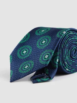 Alvaro Moreno Corbatas|Corbatas|CORBATA JACQUARD MF Verde
