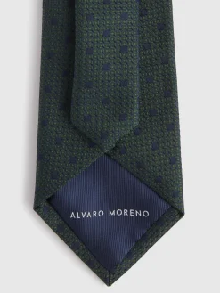 Alvaro Moreno Corbatas|Corbatas|CORBATA JACQUARD MF Verde