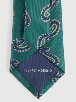 Alvaro Moreno Corbatas|Corbatas|CORBATA JACQUARD MF Verde