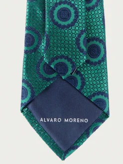 Alvaro Moreno Corbatas|Corbatas|CORBATA JACQUARD MF Verde