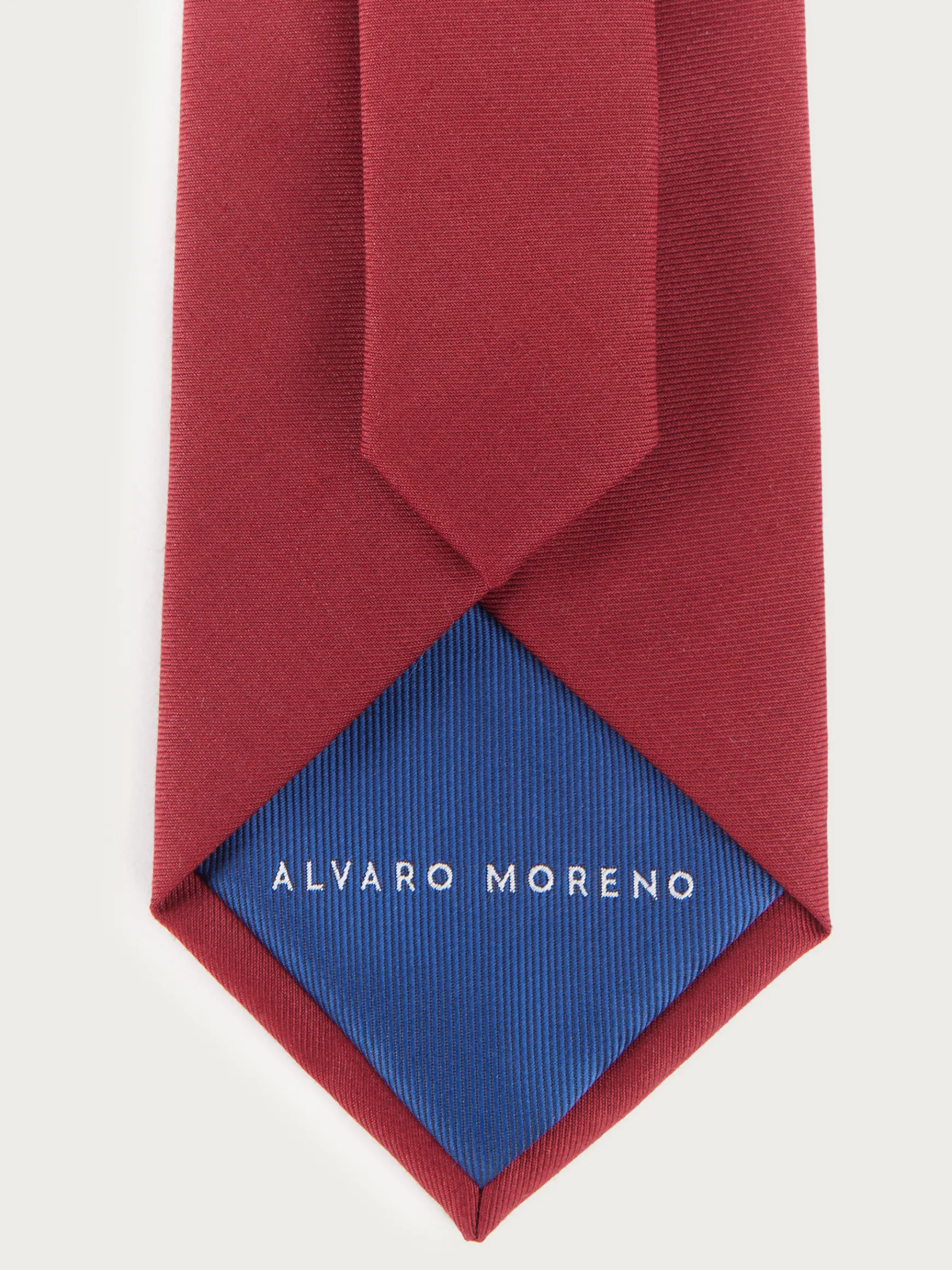 Alvaro Moreno Corbatas|Corbatas|CORBATA LISA MATE Rojo